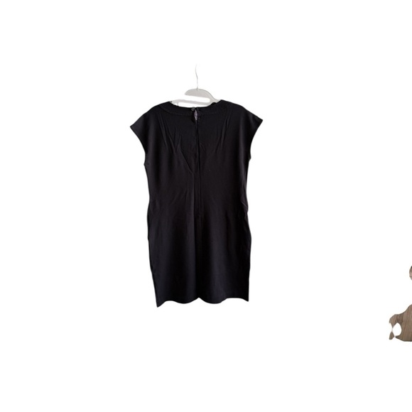 Marimekko Black Sheath Mini Dress Crew Neck - Picture 8 of 10